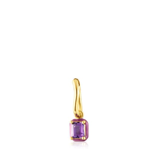 Ohrring TOUS Vibrant Colors mit Amethyst und bunter Emaille