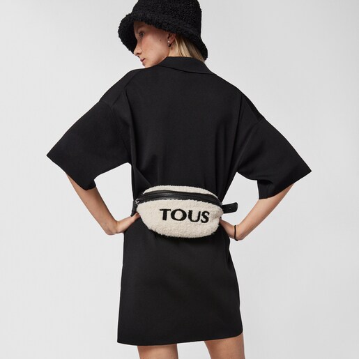 Бежевая поясная сумка Amaya Warm