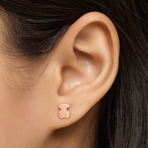 Rose Vermeil Silver Sweet Dolls Earrings
