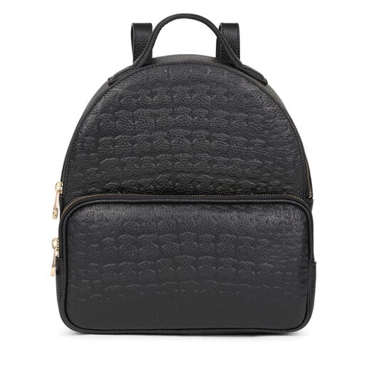 Black Leather Sherton Backpack