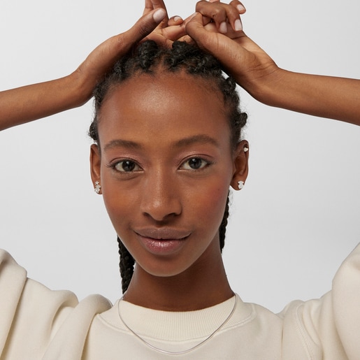 Aretes Sweet Dolls oso de plata