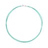 Turquoise nylon TOUS Nylon Basics Necklace