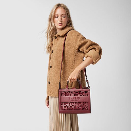 Shopping mediano Amaya Kaos Shock burdeos