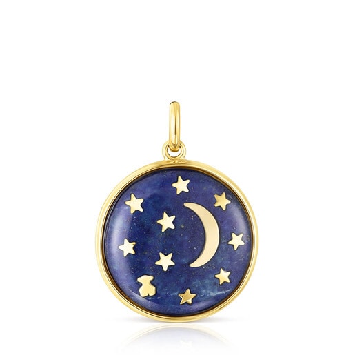 Moon and Stars Lock Necklace – Mayas Gems