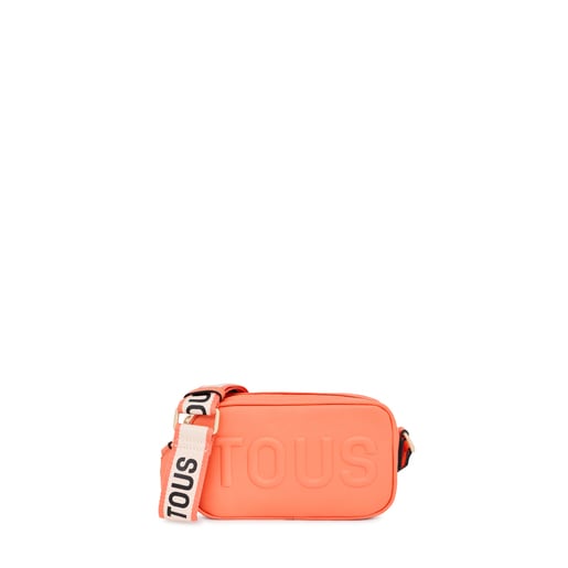 Orange TOUS La Rue Crossbody reporter bag