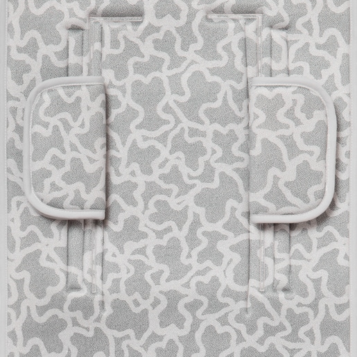 Padded pushchair mat in Kaos grey