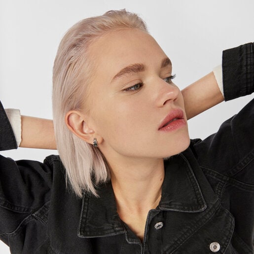 Boucles d'oreilles Gen en Argent