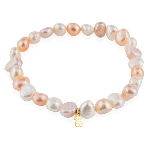 TOUS Pearls Bracciale in oro e perle coltivate barocche