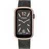Rellotge smartwatch amb braçalet d´acer IP gris i caixa d´alumini en color IPRG rosat TOUS T-Band Mesh