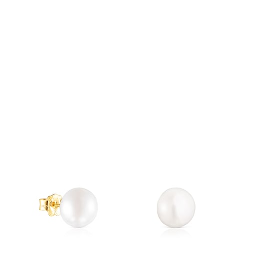 Σκουλαρίκια TOUS Pearls από χρυσό