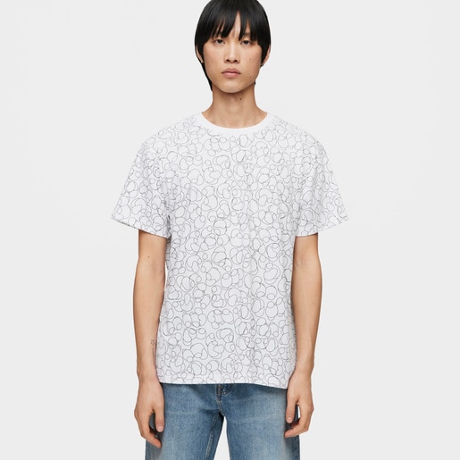 Camiseta de manga corta blanca TOUS Bold Bear