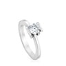 Anell solitari de platí amb diamant creat al laboratori 0,70 ct Sweet Diamonds LGD