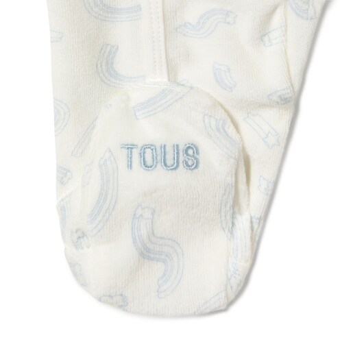 Baby playsuit in Arc sky blue