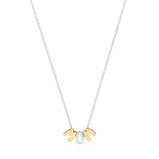 Collar bicolor y motivos TOUS Mom
