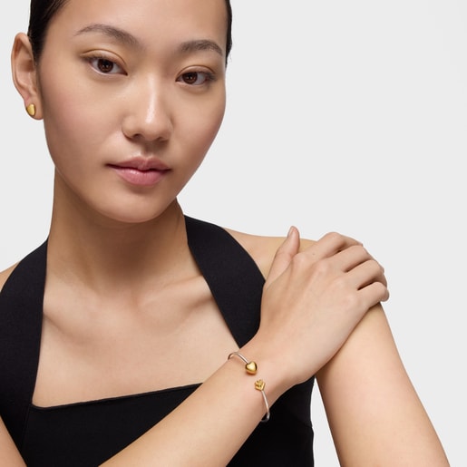 Pulsera esclava bicolor TOUS Flechazo