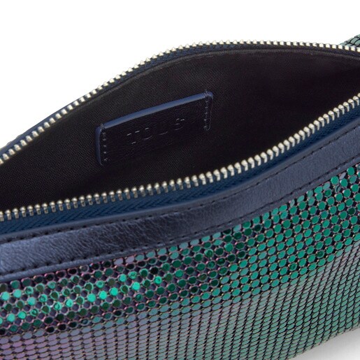 حقيبة كتف باللون الأزرق الداكن من تشكيلة TOUS Salsi