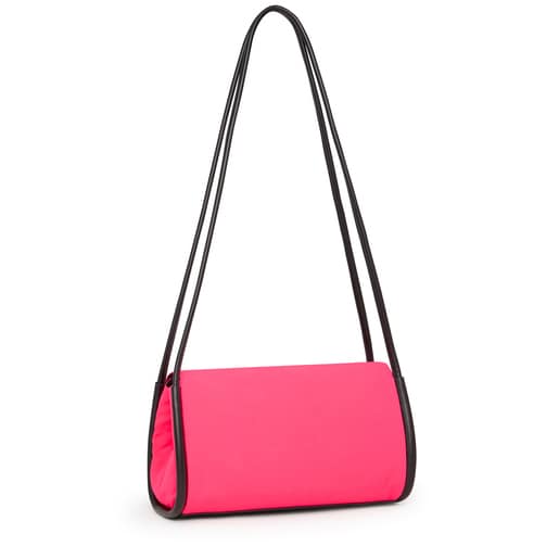 Medium fluorescent pink TOUS Empire Cotton Crossbody bag