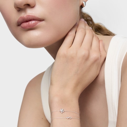 Pulsera cadena infinito de plata TOUS Motivos
