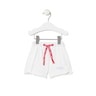 Short de niña Casual blanco