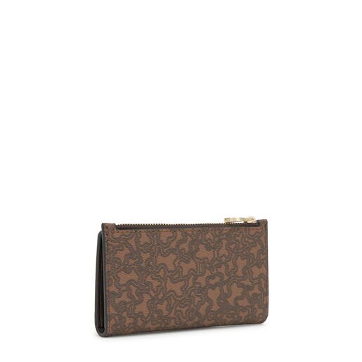 Cartera marrón Kaos Mini Lines