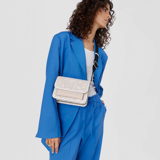 Sac à bandoulière Audree Kaos Mini Evolution petit gris