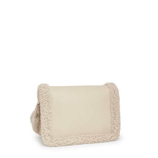 Bandolera mediana beige Audree Warm