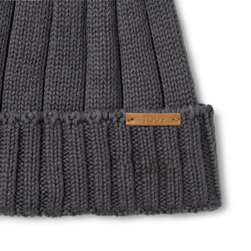 Gorro de bebé Tricot gris