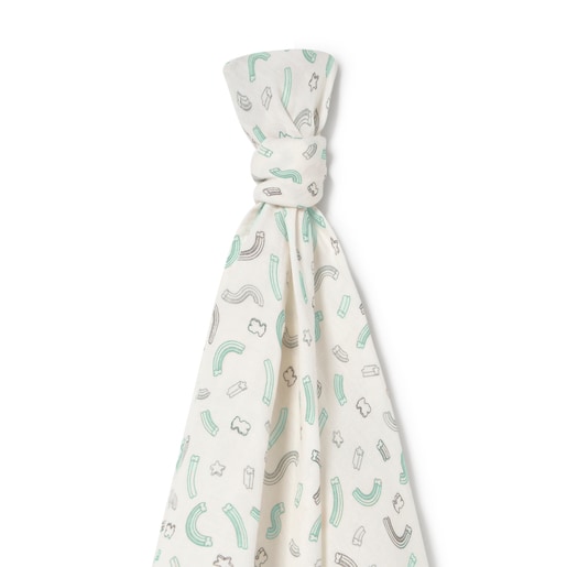 Baby muslin in Muse green