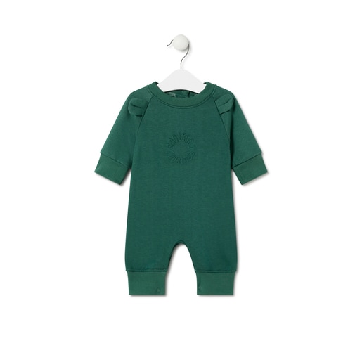 Baby playsuit in Trend green