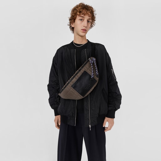 Riñonera grande caqui TOUS Empire Padded