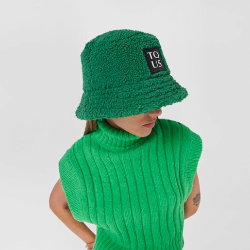 Sombrero bucket verde TOUS Pop Warm
