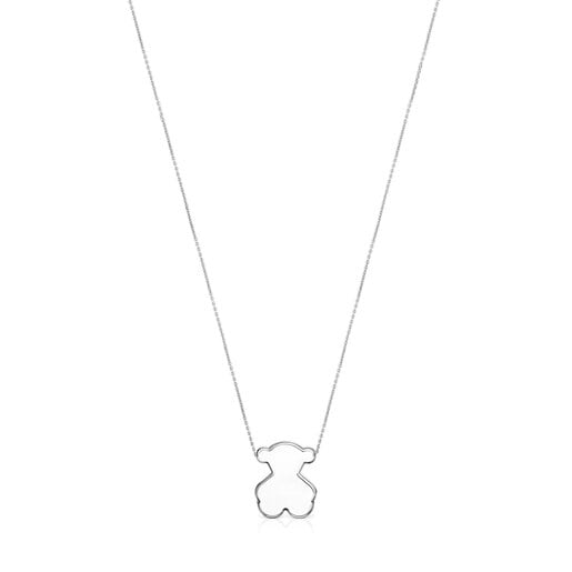 Silver Sweet Dolls bear Necklace | TOUS