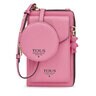 Telefontasche TOUS Funny zum Umhängen in Pink mit Geldbörse