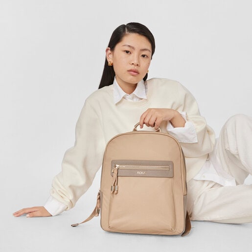 Lona Mochila Brunock Chain Tous Brunock Chain Bolso Bandolera Tous Azul Marino Tous Mochila