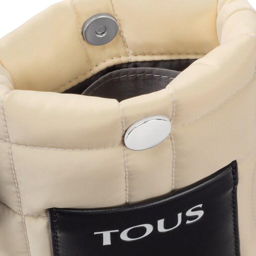 TOUS Empire Borsa mini imbottita beige