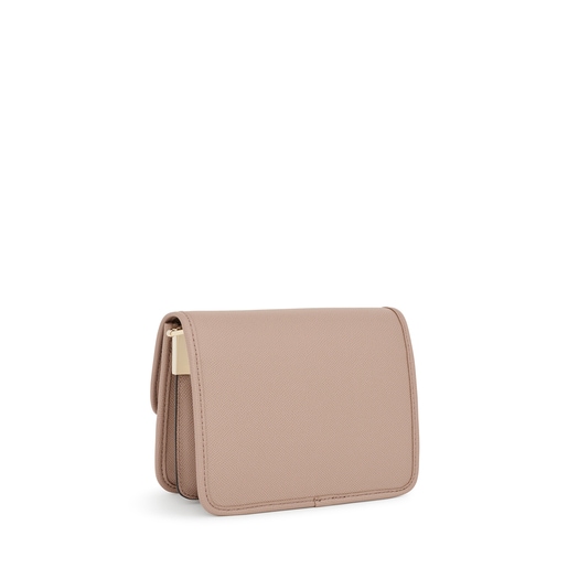 תיק צד TOUS La Rue Audree קטן בצבע אפור-חום