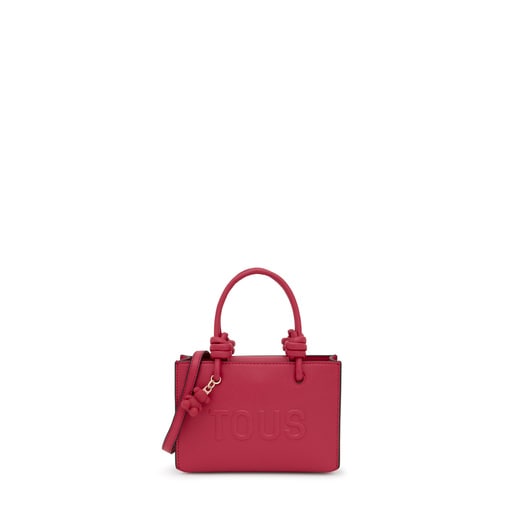 Fuchsia-colored horizontal Minibag TOUS La Rue New
