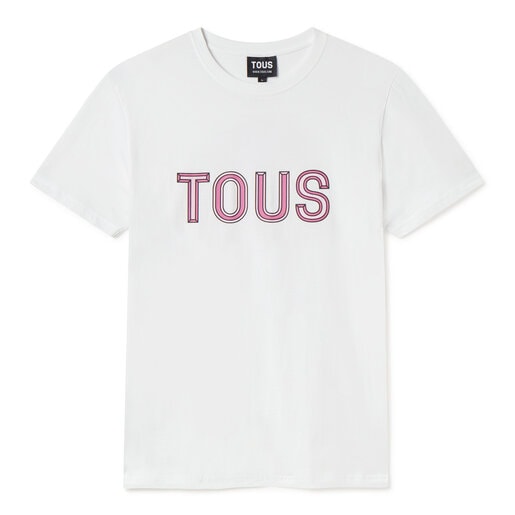 T-shirt a maniche corte rosa TOUS Bear Faceted L