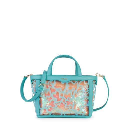 תיק קטן עם פייטים ורודים