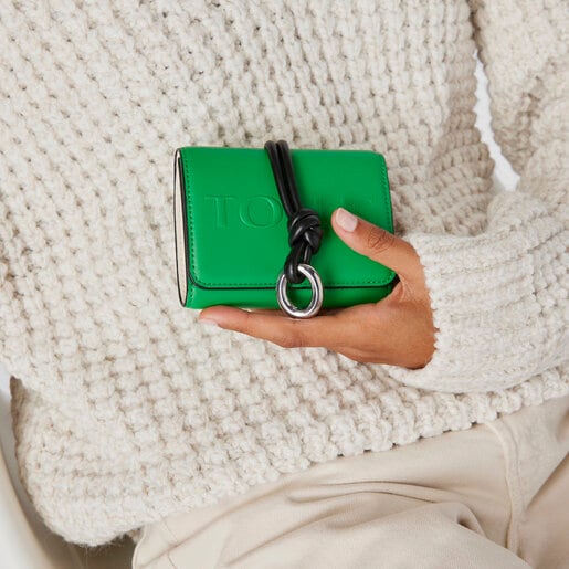 ארנק נשים TOUS Cloud בצבע ירוק
