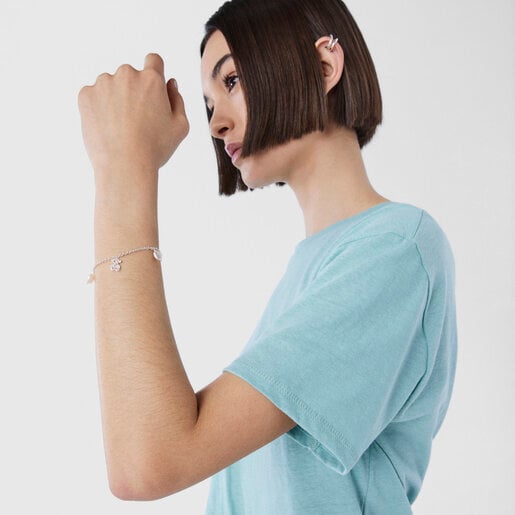 Серебряный браслет Oceaan с жемчугом