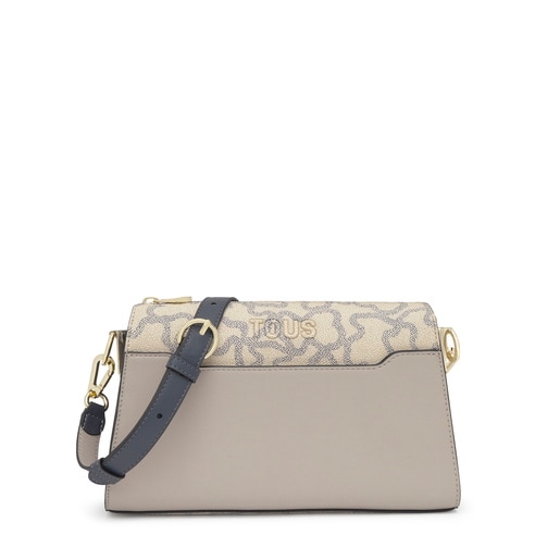 Medium taupe-colored Crossbody bag Kaos Icon