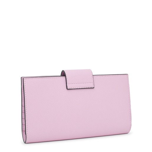 Portefeuille Pocket TOUS Funny grand mauve
