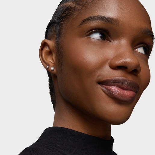 Aretes de platino con diamantes creados en laboratorio 0,17 ct Shine LGD