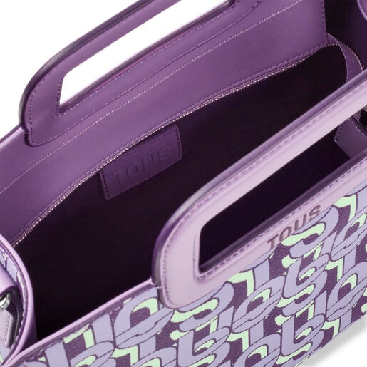 حقيبة تسوُّق Amaya متوسطة الحجم باللون الموف من تشكيلة TOUS MANIFESTO