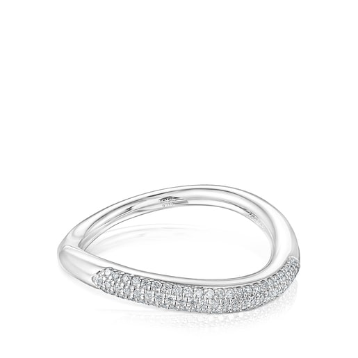 White gold Hav Ring with diamonds