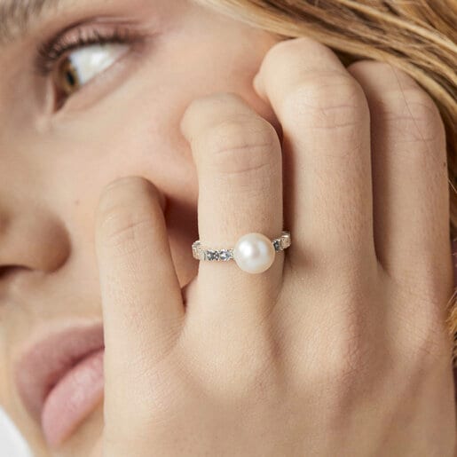 Silver Straight Ring | TOUS