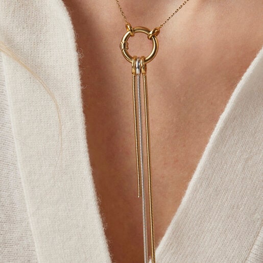 Set подвесок Hebi из серебра и вермеля