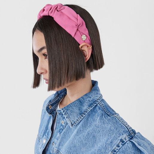 Stirnband TOUS Net Crochet in Pink