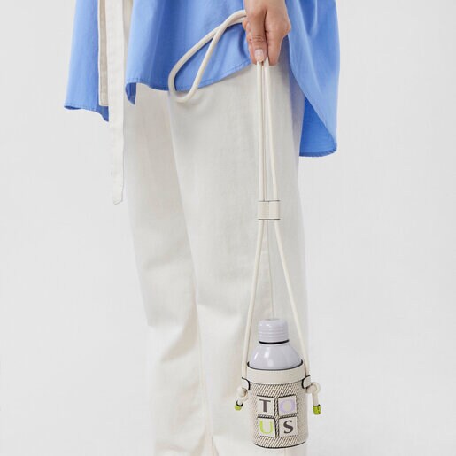 Funda para botella beige TOUS Yummy